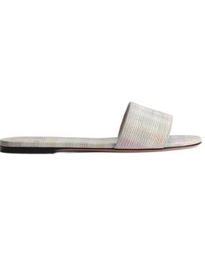 Dior Open-Toe Slippers - White