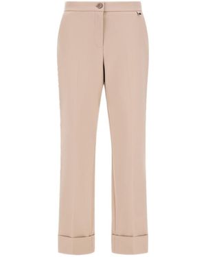 Herno Button-Detail Casual Pants - Natural