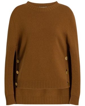 Alberta Ferretti Long-Sleeved Sweater - Brown