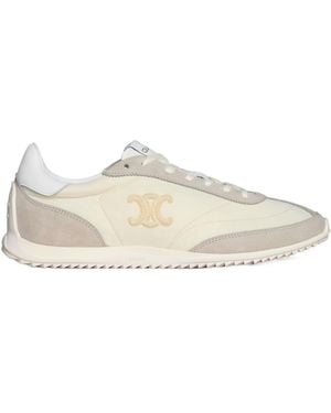 Celine Low Racer Trainer - White