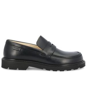 Loewe Round-Toe Blaze Loafers - Black