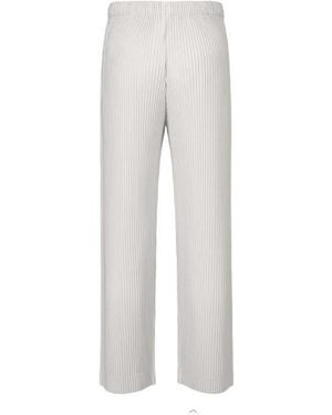 Homme Plissé Issey Miyake Homme Plissé Issey Miyake Pleated Trousers - Grey