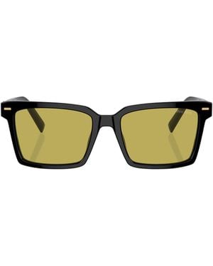 Miu Miu Eyewear Square-Frame Sunglasses - Yellow