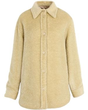 Isabel Marant Solidcolor Longsleeve Shirt Jacket - Natural