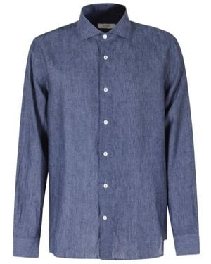 Seventy Long-Sleeve Button-Down Shirt - Blue