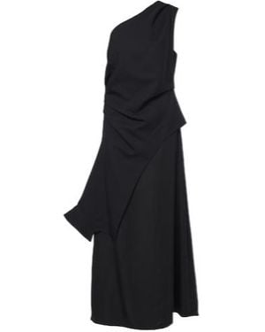 Rohe Layered One-Shoulder Dress - Black