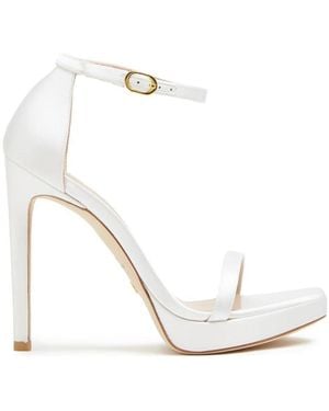 Stuart Weitzman Nudist Disco 130Mm Sandals - White