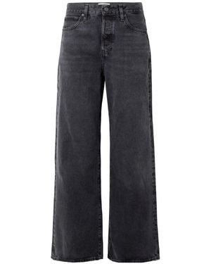 FRAME Loose-Fitting Wide-Leg Jeans - Blue