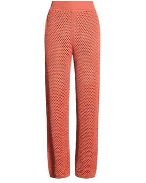 Brunello Cucinelli Straight-Leg Elastic Waist Trousers - Red
