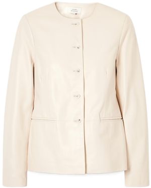 Loulou de Saison Adea Leather Jacket - Natural