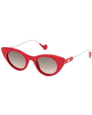 Moncler Eyewear Cat-Eye Frame Sunglasses - White