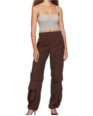 Dion Lee Serpent Knitted Bralette Crop Top - Brown
