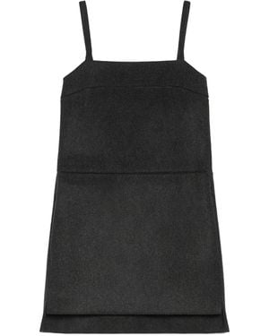 Max Mara Elegant Mini Wool Felt Dress - Black