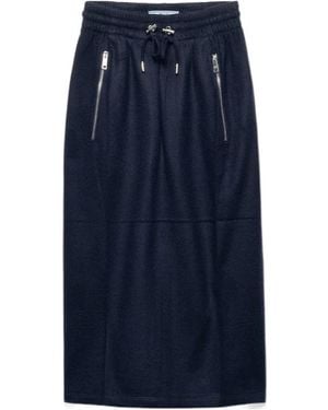Prada Jersey Skirt - Blue