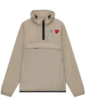 COMME DES GARÇONS PLAY X K-Way Leon Ripstop Hooded Anorak - Natural