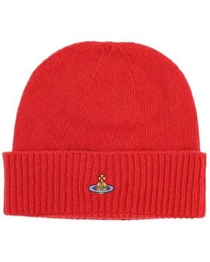 Vivienne Westwood Logo Embroidered Beanie
