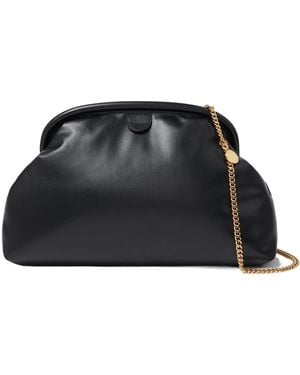 Stella McCartney Falabella Padded Soft Clutch Bag - Black