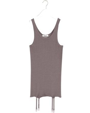 Lemaire Seamless Wool Tank Top - Purple