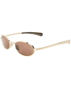 Gucci Slim Oval Sunglasses - White