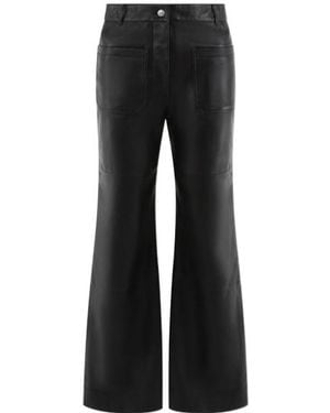 Victoria Beckham Alina High Waisted Trousers - Black