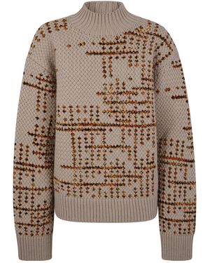 Dries Van Noten Turtle Neck Sweater - Brown