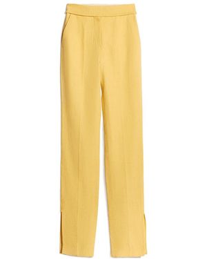 Jacquemus Tibau Linen-Blend Pants - Yellow