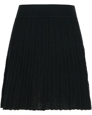 A.P.C. Kayla Pleated Midi Skirt - Black