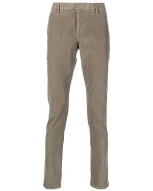 Dondup Gaubert Corduroy Straight Leg Trousers - Grey