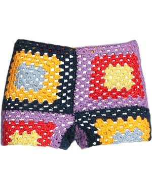 Marni Multicolored Shorts - Blue