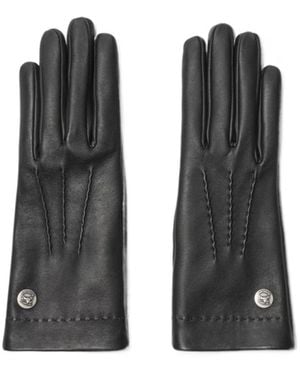 Burberry Leather Gloves - Black