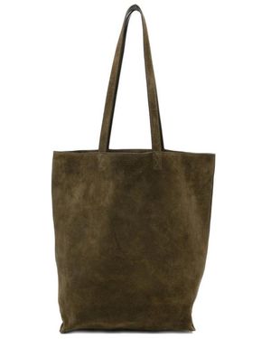 A.P.C. Maiko Suede Tote Bag - Green