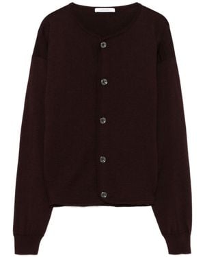 Lemaire Fine-Knit Cardigan - Black