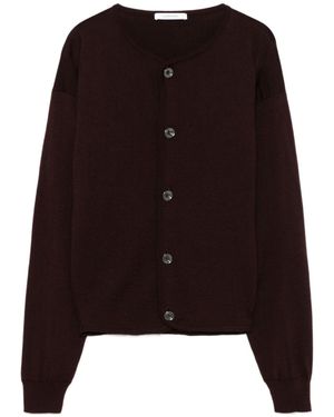 Lemaire Fine-Knit Cardigan - Black