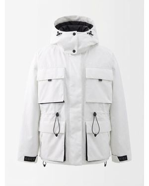 Gucci Gg Technical Fabric Jacquard Jacket, Ready-To-Wear - White
