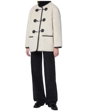 DUNST Toggle-Front Jacket - White