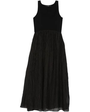 Seventy Ribbed Dress - Black