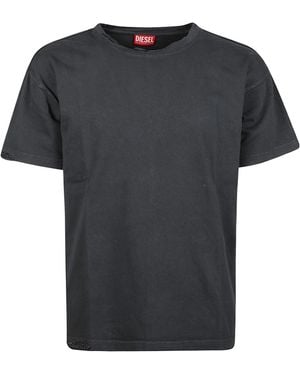 DIESEL Short-Sleeved T-Shirt - Black