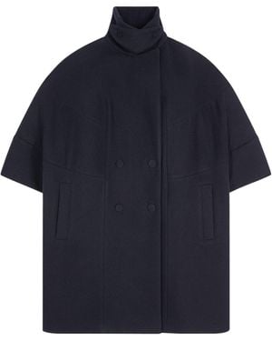 Dries Van Noten Double-Breasted Tailoired Coat - Blue