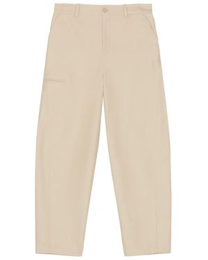 Givenchy Casual Wide-Leg Trousers - Natural