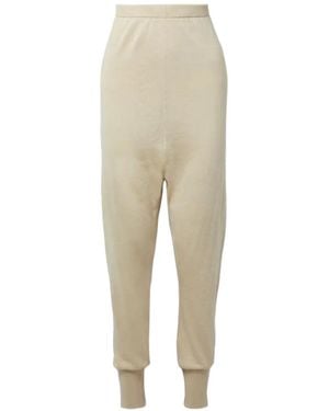 The Row Dalbero Blend Tapered Casual Trousers - Natural