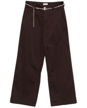 Liu Jo High Waist Flared Jeans - Brown