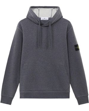 Stone Island Cotton Hoodie - Grey