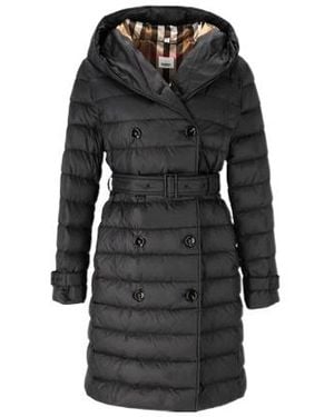 Burberry Long-Sleeved Down Jacket - Black