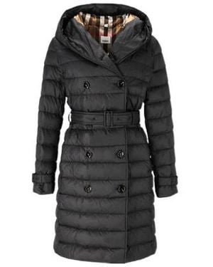 Burberry Long-Sleeved Down Jacket - Black