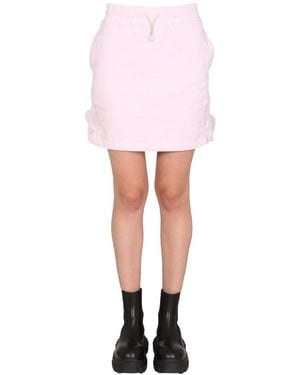 McQ Logo Patch Mini Skirt - Pink