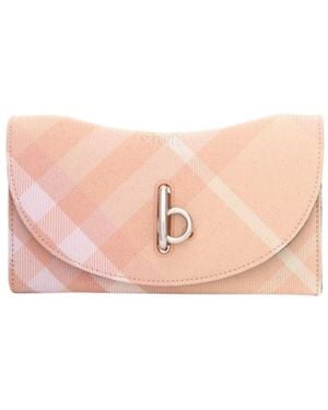 Burberry Flip Wallet - Pink