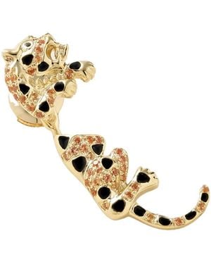 Yvonne Léon Simple Cat Stud Earrings - Metallic