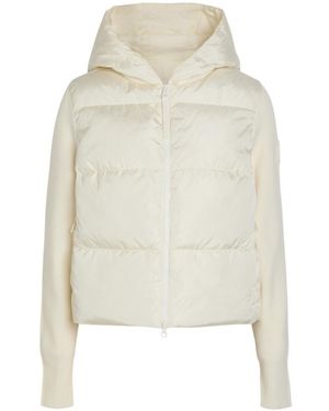 Canada Goose Hooded Down Jacket - White