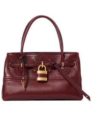 Chloé Small Paddington Sling Top-Handle Bag - Red