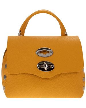 Zanellato Postina Superbaby Leather Tote Bag - Orange